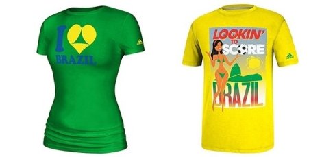 Camisetas oficiais da Adidas para o Mundial